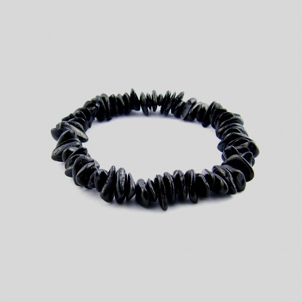 Handmade Genuine Baltic Amber Elastic Bracelet 20-23cm